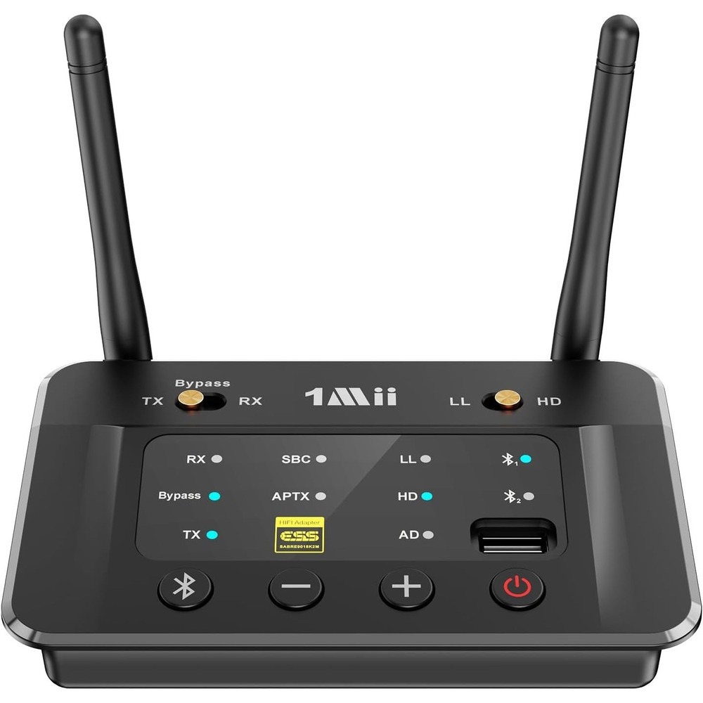 1Mii B03S Bluetooth‎ Audio Adapter TX RX Dual Link DAC TV Stereo